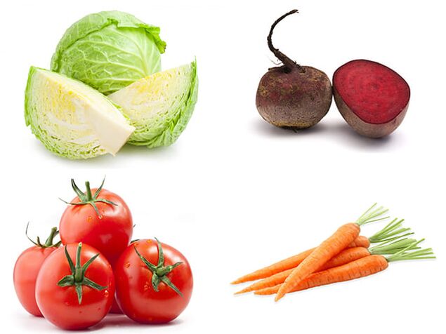 Zelí, řepa, rajčata a mrkev jsou cenově dostupné zeleniny pro zvýšení mužské potence