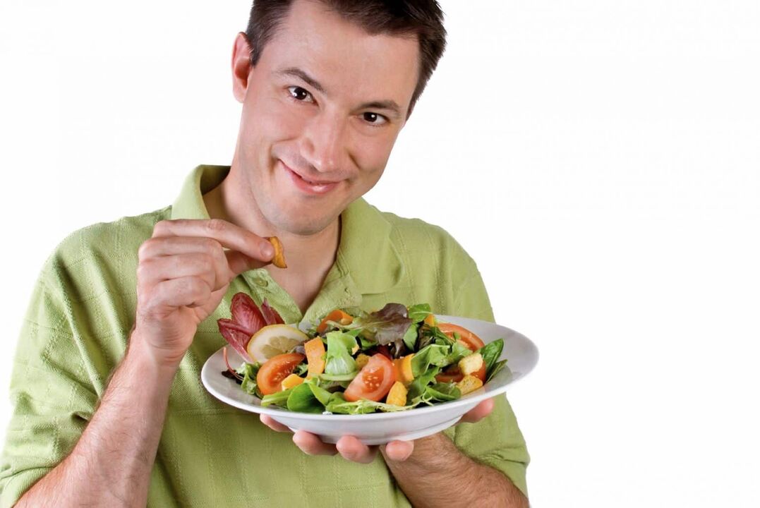zeleninový salát na mužskou potenci